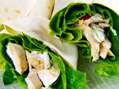 Try this delicious and easy-to-make Chicken Caesar Wrap for your next lunch!