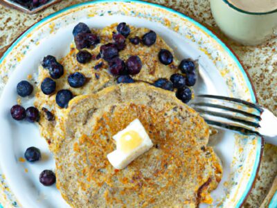 Rise and Shine with Delicious Blueberry Oatmeal Pancakes