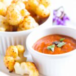 Crispy Cauliflower Bites with Spicy Sriracha Dipping Sauce