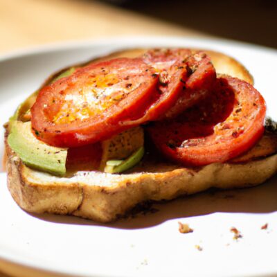 Wholesome and Delicious: Try this Easy Roasted Tomato and Avocado Sandwich for Lunch