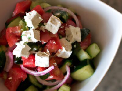 Healthy and Delicious: Try this Mouthwatering Greek Salad Recipe!