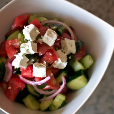 Healthy and Delicious: Try this Mouthwatering Greek Salad Recipe!