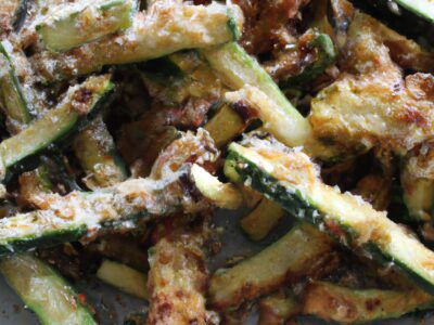 Crispy Parmesan Baked Zucchini Fries: A Delicious and Healthy Snack Recipe