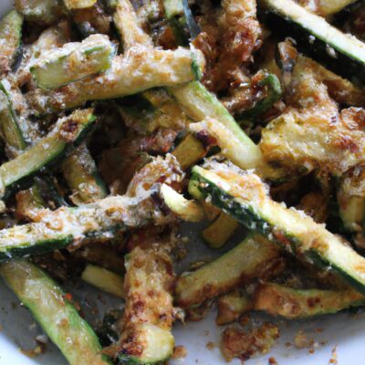 Crispy Parmesan Baked Zucchini Fries: A Delicious and Healthy Snack Recipe