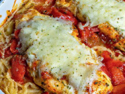 Quick and Easy One-Pan Chicken Parmesan Dinner Recipe