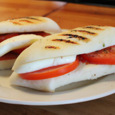 Quick and Easy Italian Tomato and Mozzarella Paninis: The Perfect Lunchtime Treat!