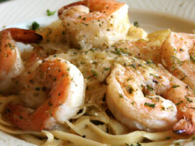 Easy and Delicious Garlic Butter Shrimp with Linguine