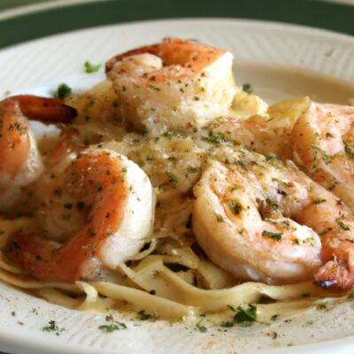 Easy and Delicious Garlic Butter Shrimp with Linguine