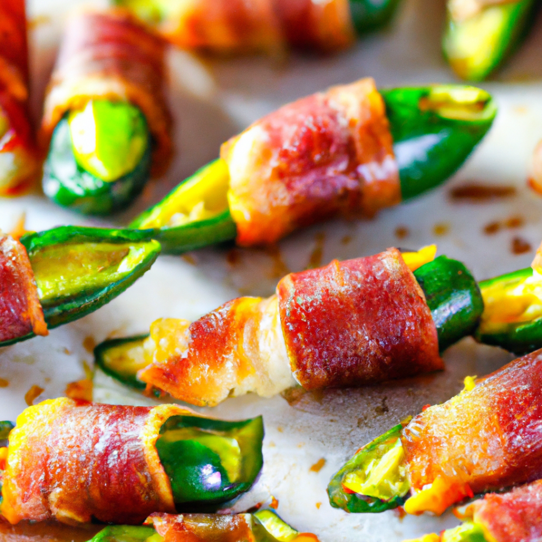 Satisfy Your Cravings with These Deliciously Simple Bacon-Wrapped Jalapeño Poppers: The Perfect Party Starter