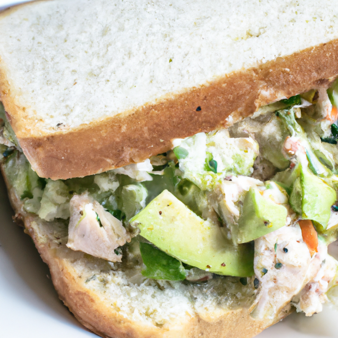 Quick and Easy Avocado Chicken Salad Sandwich Recipe for a Satisfying Lunch