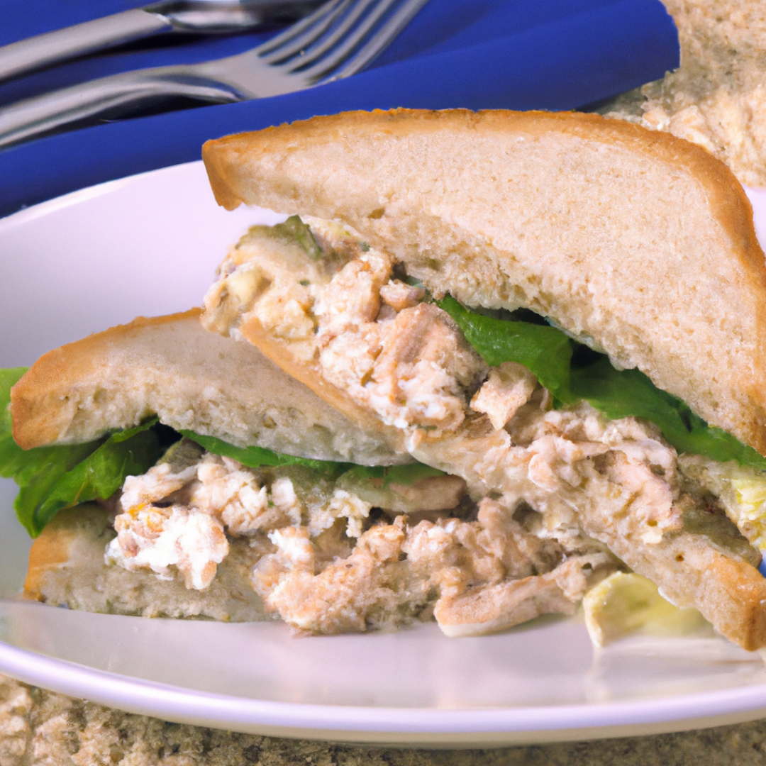 Quick and Easy Chicken Salad Sandwich for a Healthy Lunch