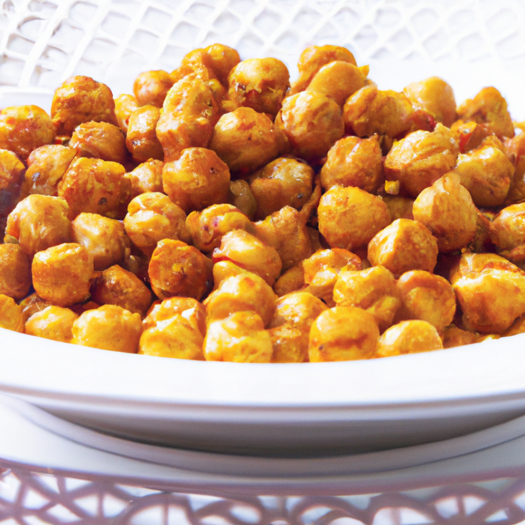 Try this Delicious and Healthy Roasted Chickpea Snack Recipe!