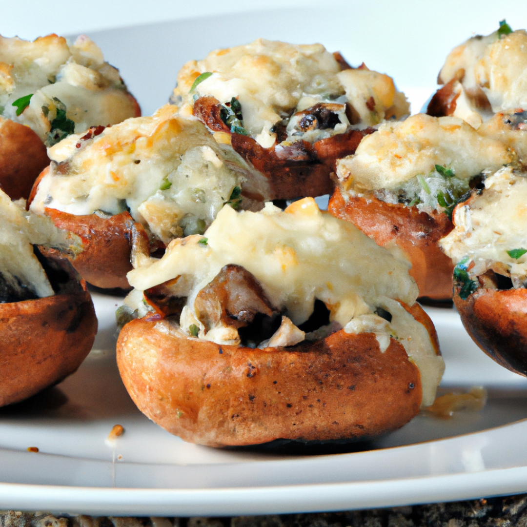 Easy and Delicious Garlic Parmesan Stuffed Mushrooms