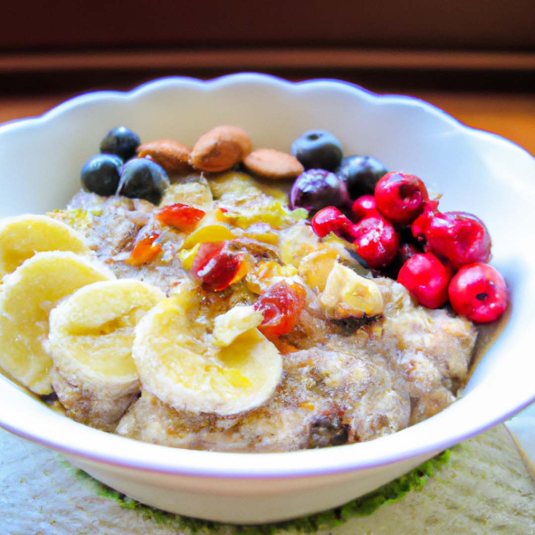 Start Your Day Right with Our Tasty and Healthy Oatmeal Breakfast Bowl