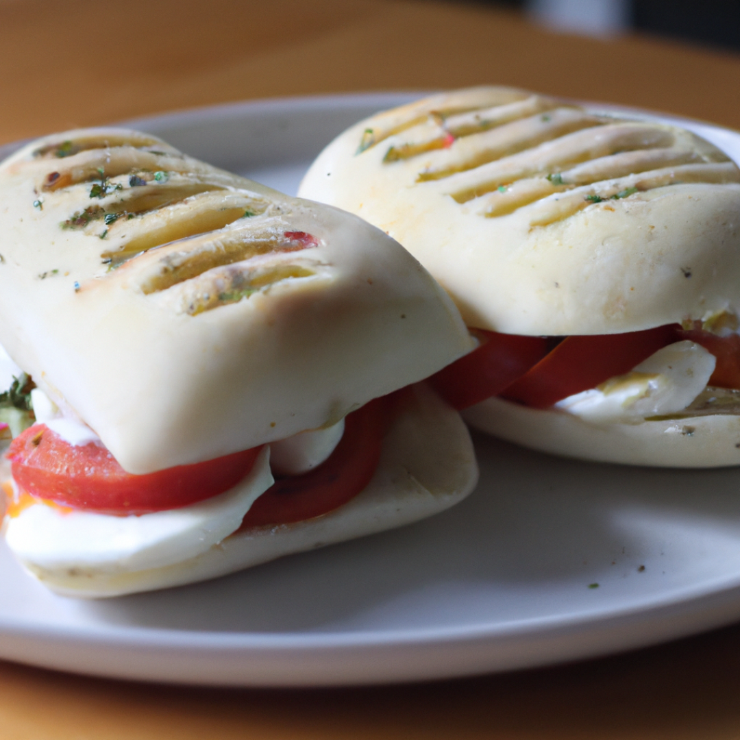 Quick and Easy Italian Tomato and Mozzarella Paninis: The Perfect Lunchtime Treat!