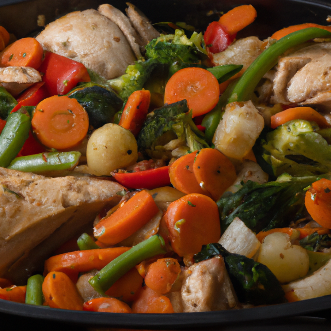 Satisfying and Savory: One-Pan Chicken and Veggie Dinner