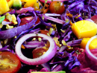 Crisp and Colorful: The Ultimate Rainbow Salad Recipe