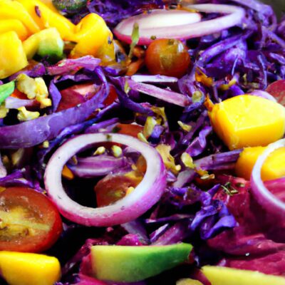 Crisp and Colorful: The Ultimate Rainbow Salad Recipe