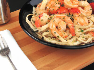 Delectable Garlic Shrimp Linguine: A Quick and Easy Weeknight Dinner Recipe