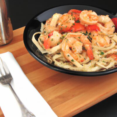 Delectable Garlic Shrimp Linguine: A Quick and Easy Weeknight Dinner Recipe