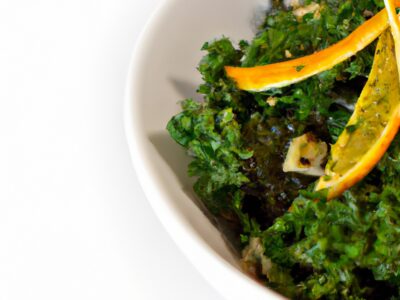 Crunchy Kale Salad with Citrus Vinaigrette