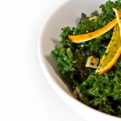 Crunchy Kale Salad with Citrus Vinaigrette