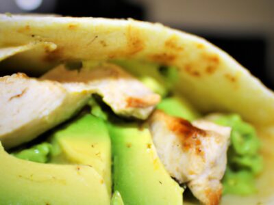 Delicious and Nutritious: Try this Grilled Chicken and Avocado Wrap for a Perfect Lunch Meal