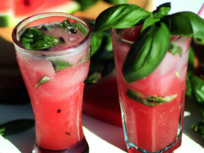 Spice Up Your Summer with a Refreshing Watermelon Basil Lemonade Recipe