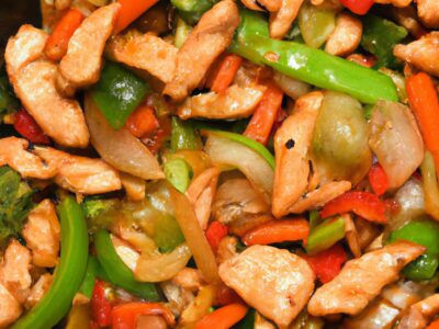 Savory and Simple: Easy One-Pan Chicken and Veggie Stir Fry Recipe for a Quick and Healthy Lunch