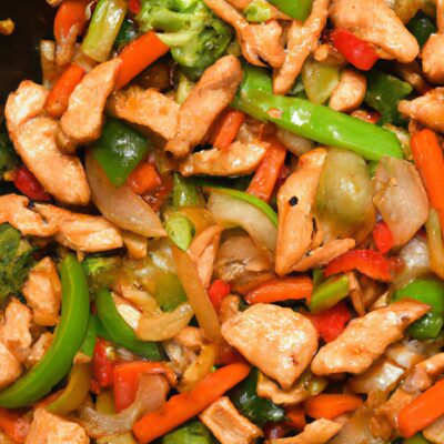 Savory and Simple: Easy One-Pan Chicken and Veggie Stir Fry Recipe for a Quick and Healthy Lunch