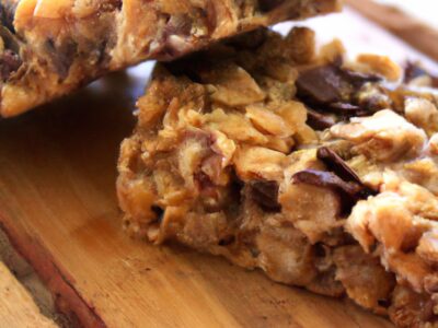 Satisfy your cravings with this delicious Nutty Chocolate Chip Granola Bar recipe!