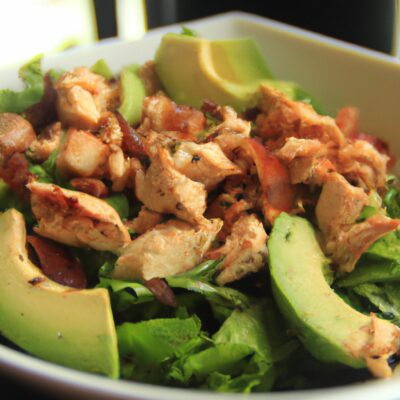 Chicken and Avocado Salad: A Fresh and Flavorful Lunch Option