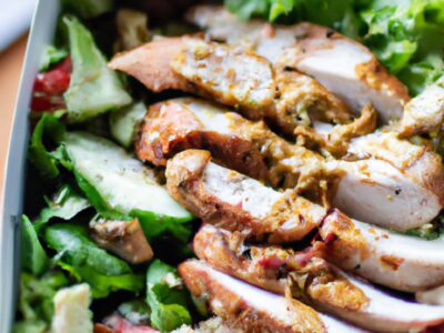 Upgrade Your Lunch Game with this Hearty and Healthy Grilled Chicken Salad Recipe