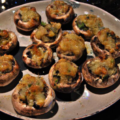 Savor the Flavor with this Delicious Appetizer Recipe: Stuffed Mushrooms