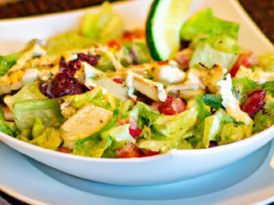 Fresh and Flavorful: A Mouthwatering Recipe for a Mediterranean Grilled Chicken Salad
