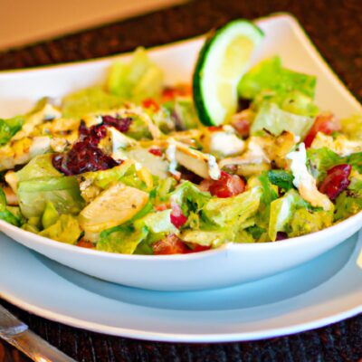 Fresh and Flavorful: A Mouthwatering Recipe for a Mediterranean Grilled Chicken Salad