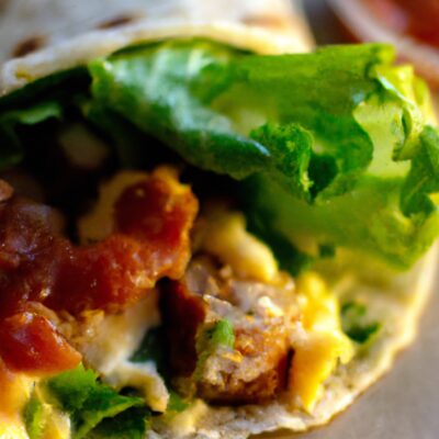 Rise and Shine: Delicious and Healthy Breakfast Burrito Recipe