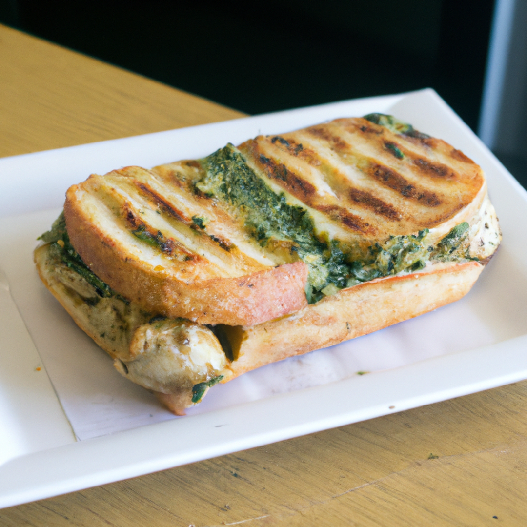 Quick and Delicious Pesto Chicken Panini for Lunch