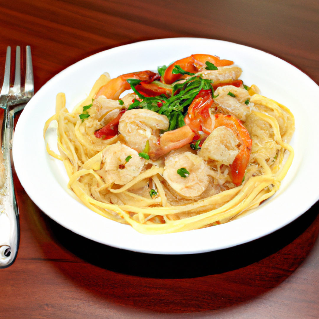 Quick and Easy Garlic Butter Shrimp Linguine Recipe