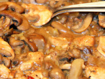 Delicious and Easy One-Pot Chicken and Mushroom Casserole
