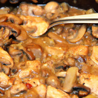 Delicious and Easy One-Pot Chicken and Mushroom Casserole