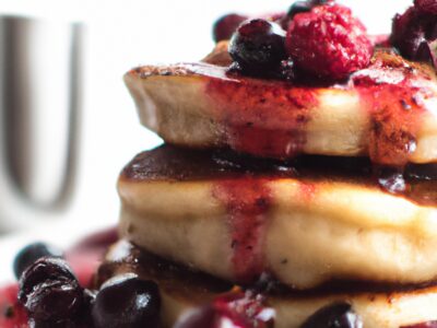 Fuel Up with Fluffy Pancakes and Fresh Berry Compote for Breakfast