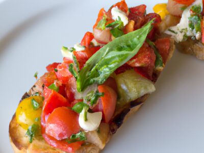 Magnificent Mediterranean Bruschetta: A Sumptuous Start to Any Meal