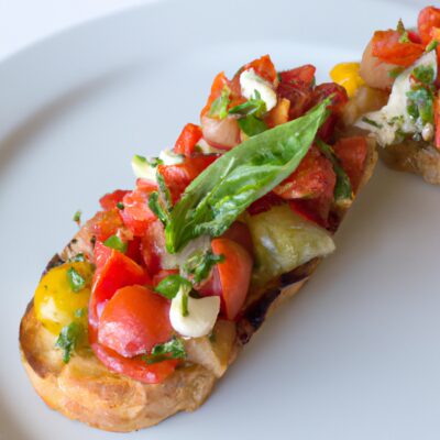 Magnificent Mediterranean Bruschetta: A Sumptuous Start to Any Meal