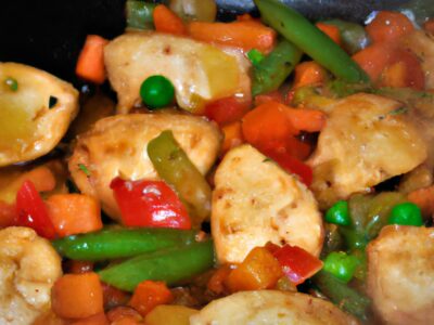 Easy One-Pan Chicken and Vegetable Skillet Dinner