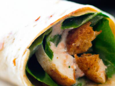 Crispy Chicken Caesar Wrap: A Quick and Easy Lunch Recipe