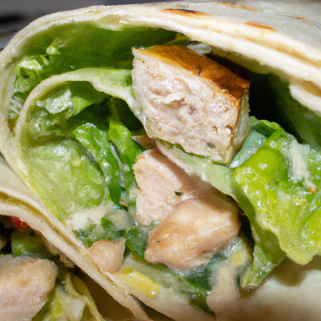 Quick and Easy Chicken Caesar Salad Wrap Recipe for a Delicious Lunch