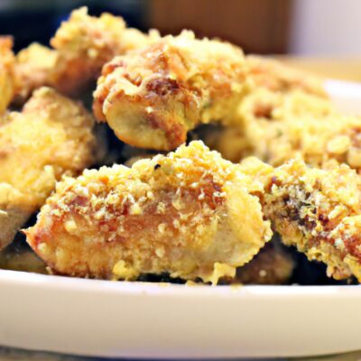 The Perfect Party Starter: Mouthwatering Garlic Parmesan Chicken Bites Recipe