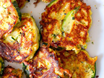 Satisfy Your Appetite with These Delicious Baked Zucchini Fritters