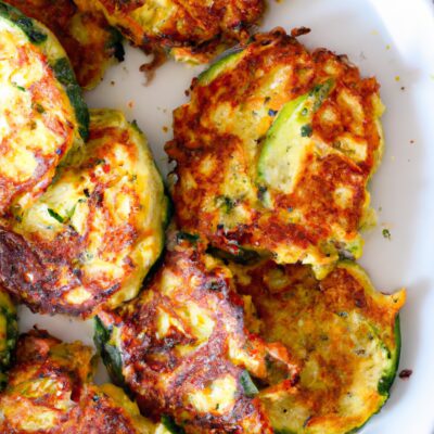 Satisfy Your Appetite with These Delicious Baked Zucchini Fritters